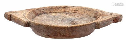 Wooden bowl for food, Sumatra