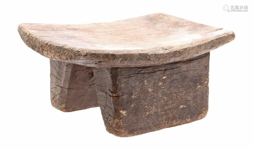 Wooden stool, Lobi Burkino Fasso