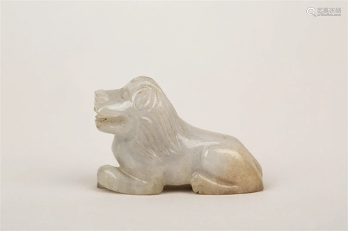 WHITE JADE LION