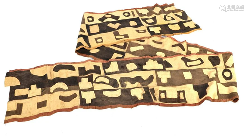 Woven cloth with decor, Yoruba