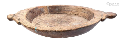 Wooden bowl for food, Sumatra