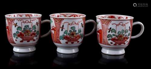 3 porcelain Amsterdam Bont mugs