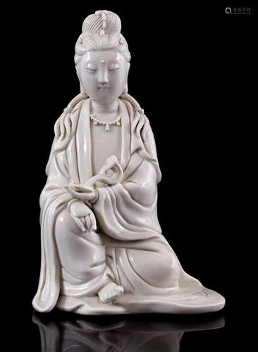 Blanc de Chine porcelain Guanyin