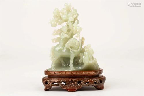 HOLLOW JADE CARVING, REPUBLIC OF CHINA