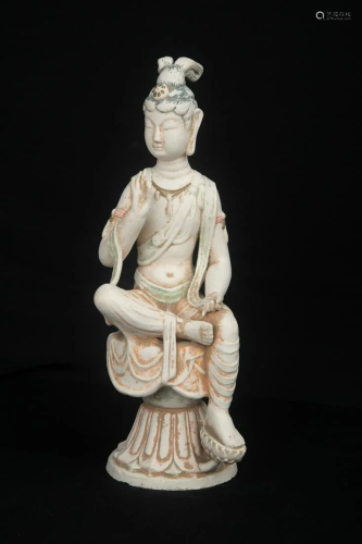 CLAY FIGURE STATUE, TANG DYNASTY