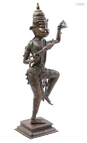 Bronze statue of Hanuman