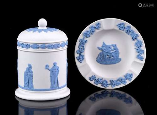 Wedgwood Jasperware lidded pot