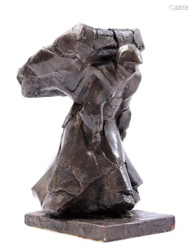Jos van Riemsdijk 1915-2005, ceramic statue