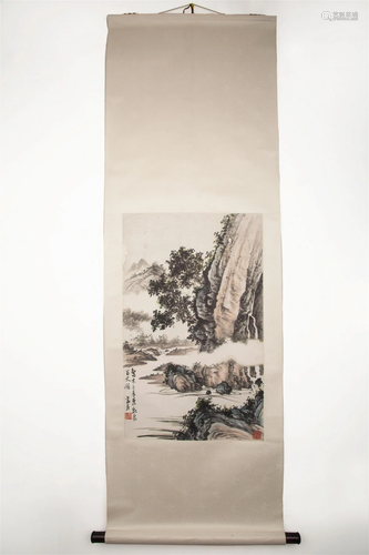 A CHINESE PAINTING BY GE LIMING