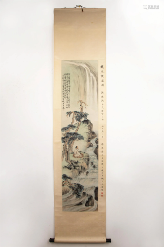 A CHINESE PAINTING BY HUANG HUANWU