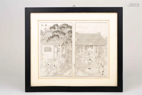 THREE PAINTINGS, LATE QING DYNASTY