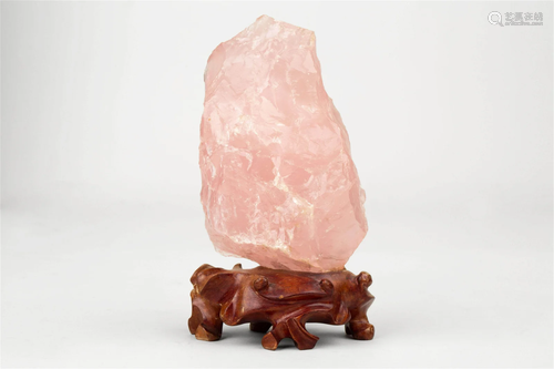 PINK CRYSTAL NATURAL STONE ORNAMENT