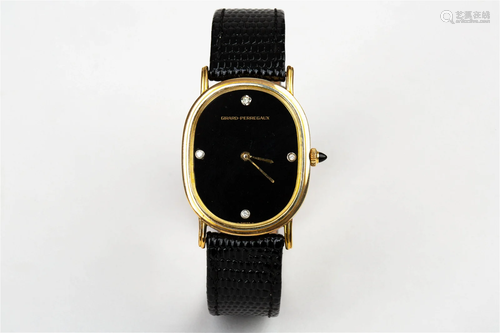 GIRARD-PERREGAUX 18K GOLD PLATED WATCH