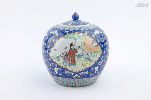 A WINTER MELON JAR, LATE QING/REPUBLIC OF CHINA