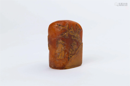 A SHOUSHAN STONE STAMP, REPUBLIC OF CHINA