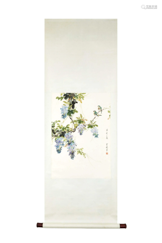 A CHINESE PAINTING BY GONG YIHUA