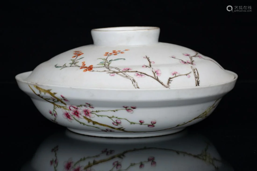 DA QING GUANG XU NIAN ZHI' MARK FAMILLE ROSE BOWL WITH ...