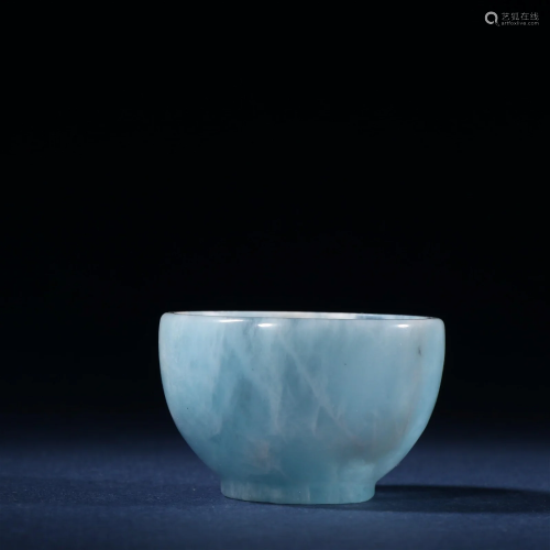 A Very Delicate Aquamarine Bowl
