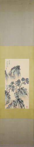 Chinese Landscape Painting, Zhang Boju Mark