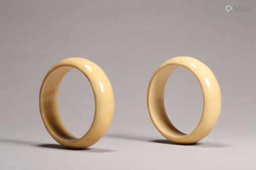 Pair of White Bangles