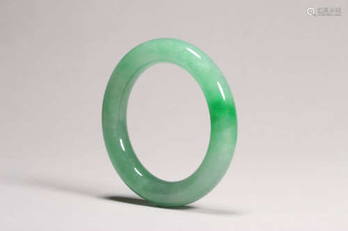 Carved Jadeite Bangle