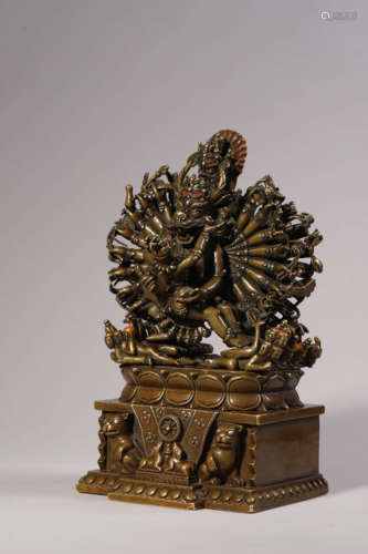 Copper Alloy Figure of Yamantaka