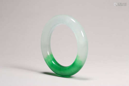 Carved Jadeite Bangle