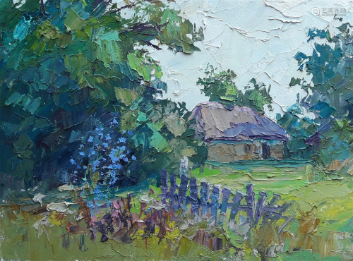 Oil painting House Serdyuk Boris Petrovich
