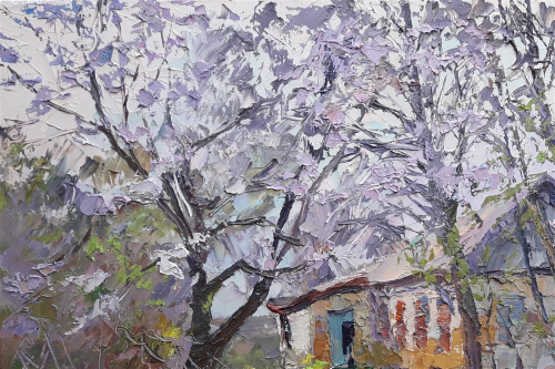 Oil painting Apple paradise Serdyuk Boris Petrovich