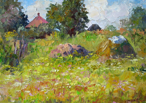 Oil painting Gold summer Serdyuk Boris Petrovich