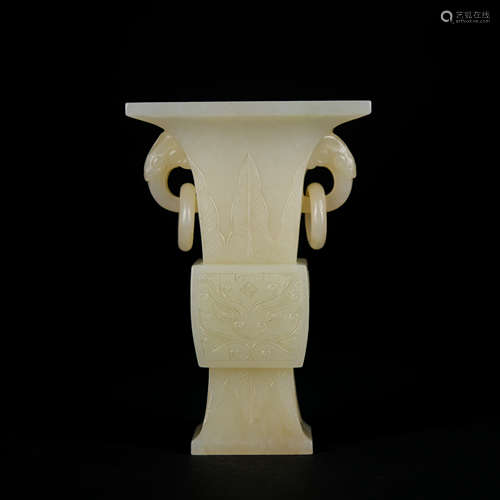 A jade vase