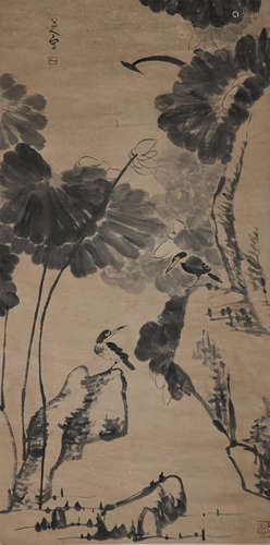 A zhuda's flower painting