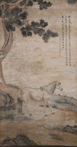 A Ma jin's horse painting