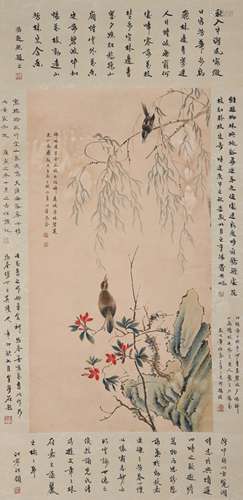 A Ma quan's flower and bird painting