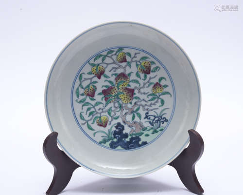 A DouCai 'floral' dish