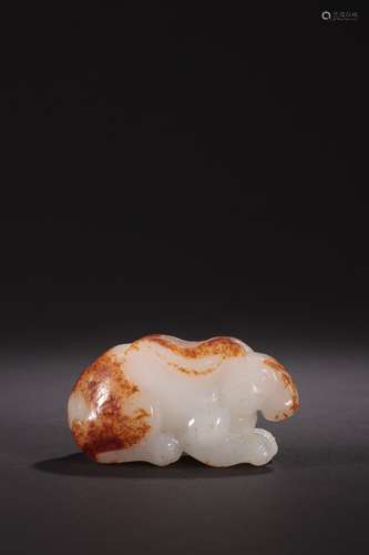 A Hetian Jade Rabbit Ornament