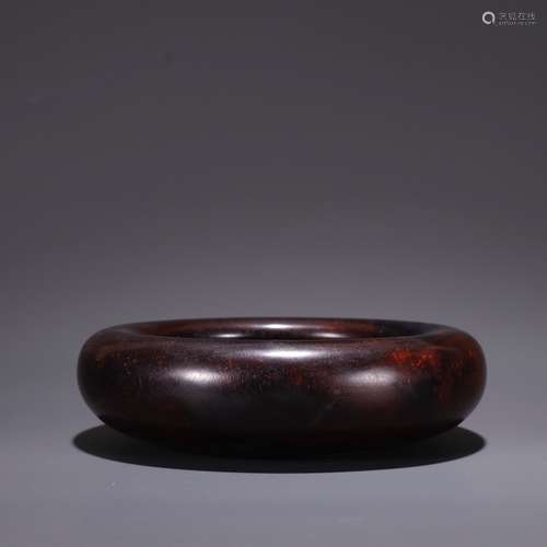 A Rosewood Round Aroma Plate