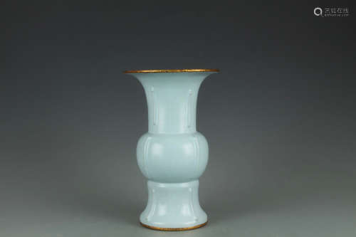 A Gold Mouth Flower Vase from Ru Kiln   The Chinese Northern...