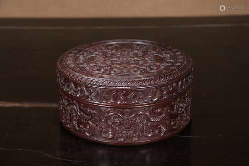 A Mkuruti Twinkle BranchesFlowers Pattern Box with Lid    Ch...