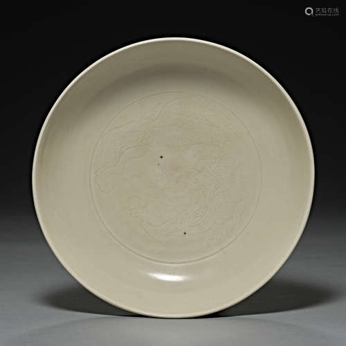 Song Dynasty, Ding Kiln, white porcelain Plate