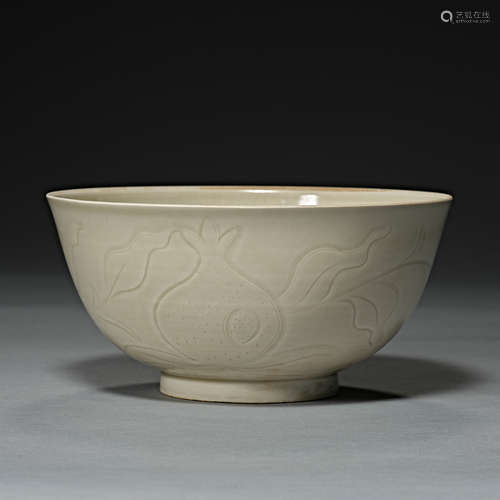 Song Dynasty, Ding Kiln, white porcelain Bowl