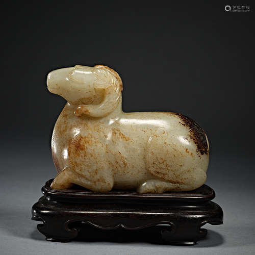 Han Dynasty, Hetian jade, Jade sheep