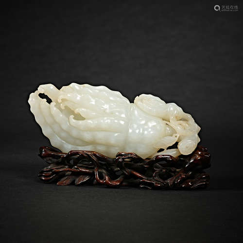 Qing Dynasty , Hetian Jade, Buddha's-hand