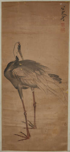 Ming Dynasty, BA DA SHAN REN, The Crane