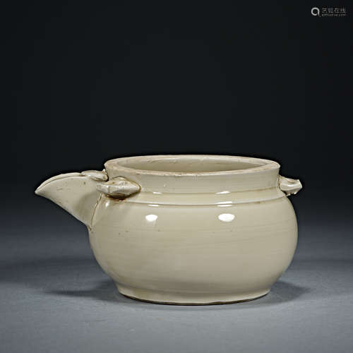 Song Dynasty, white porcelain, Pot