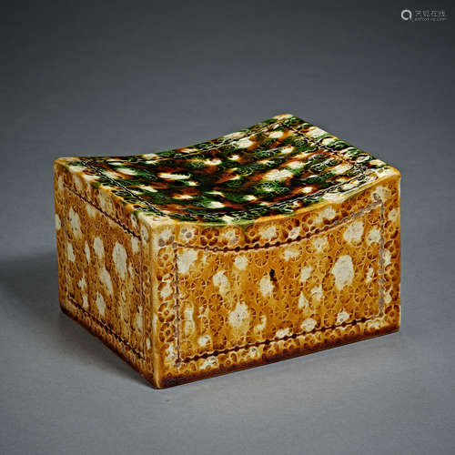 Tang Dynasty, Tri-Color Glazed, Pillow