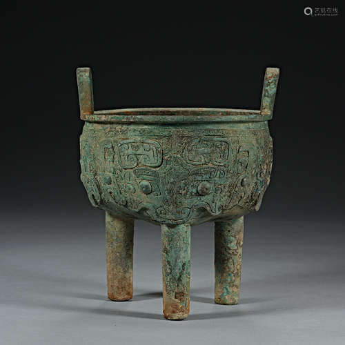 Han Dynasty, Beast face, Bronze Tripod