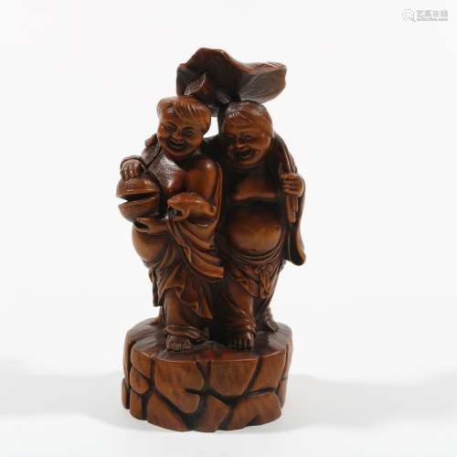 Boxwood Carving Figure, China