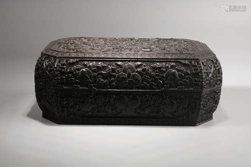 Zitan Rosewood Covered Box, China