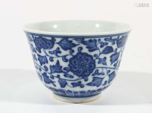 Blue And White Porcelain Cup, China